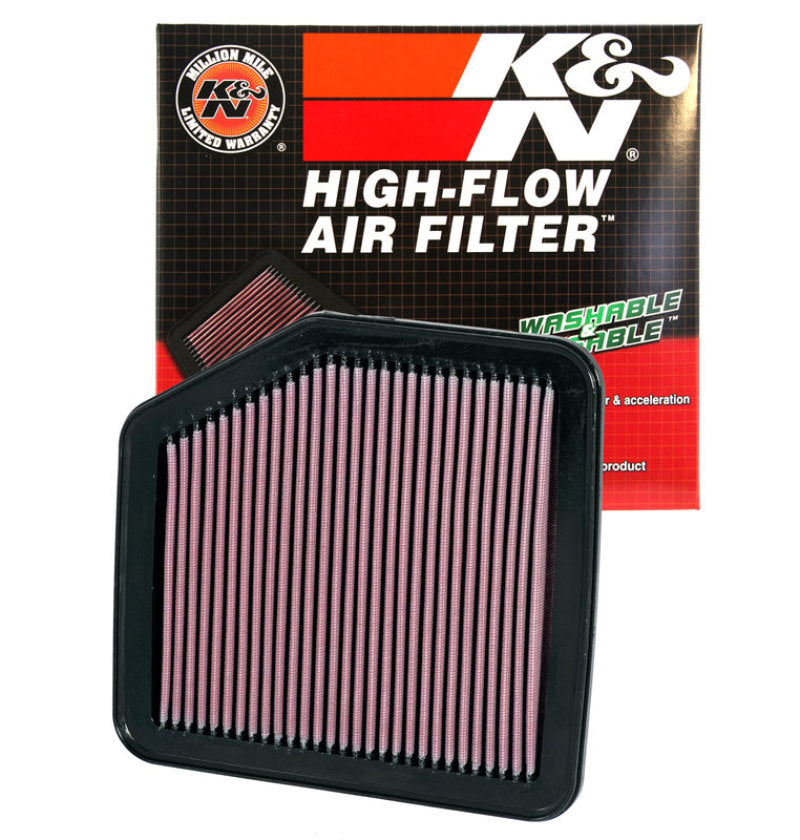 K&N Engineering Part 33-2345 High-Flow Drop-In Air Filter for Lexus IS 350