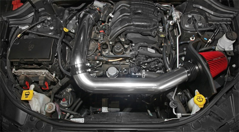 Spectre 9020 Air Intake Kit for 2011-2014 Jeep Grand Cherokee V6-3.6L - Polished Aluminum with Red Reusable Filter