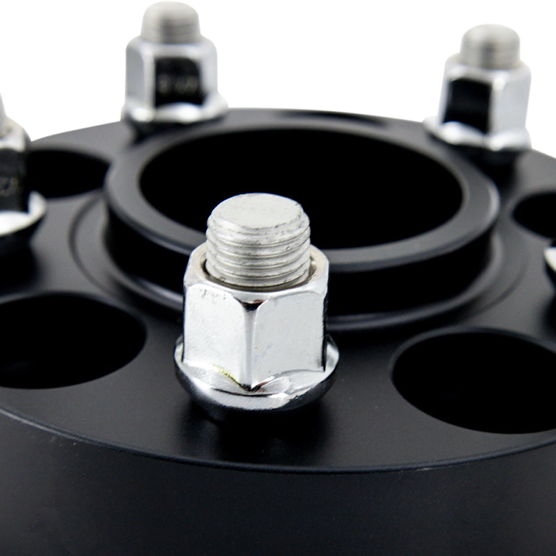 Mishimoto 20mm Wheel Spacers for 5x100 Bolt Pattern - Black Anodized, M12 Studs, 56.1 Center Bore