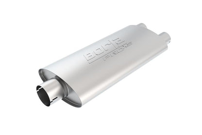 Borla PRO-XS Universal Center/Dual Oval Muffler 2.5 Inch Inlet and Dual 2.5 Inch Outlets