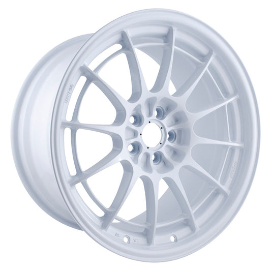 Enkei NT03+M 18x9.5 Vanquish White Wheel with 5x114.3 Bolt Pattern and +40mm Offset