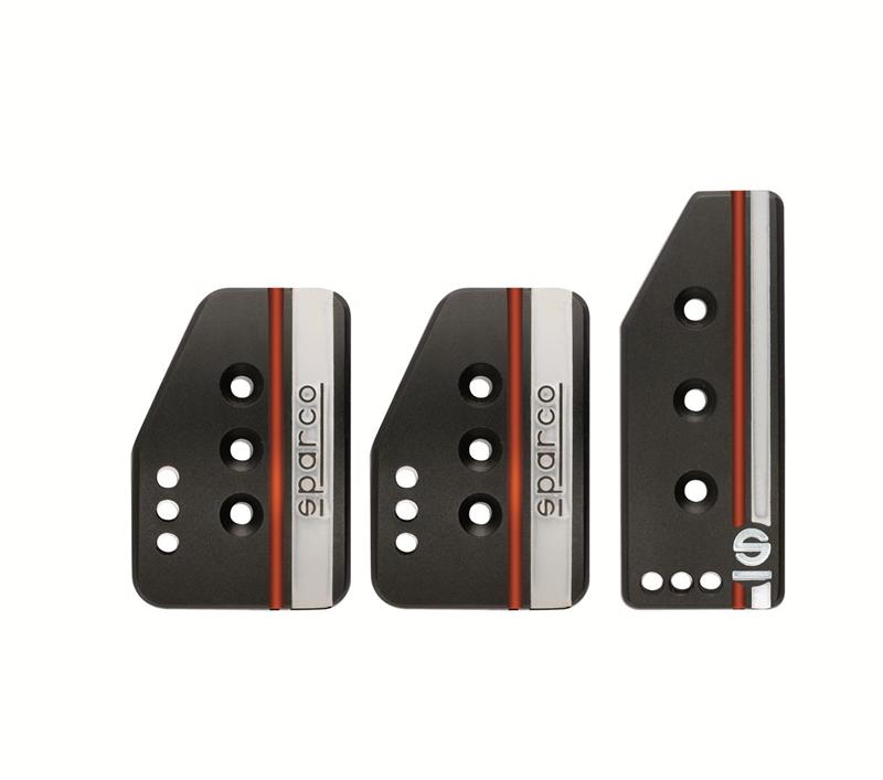 Sparco Pedal Set Settanta Short Black - Part Number 037879OP01