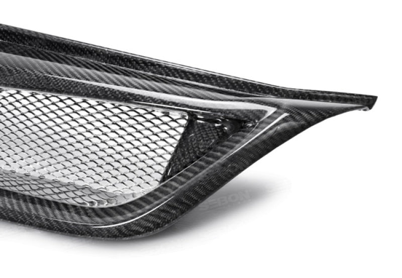 Seibon Carbon Fiber Front Grill for 2011-2014 Subaru WRX STI – High-Performance, Lightweight, and Durable