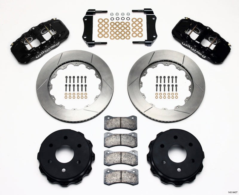 Wilwood AERO4 Rear Truck Brake Kit for 1999-2010 GM 1500 SUVs - 14.25 Inch Rotor, OE Caliper