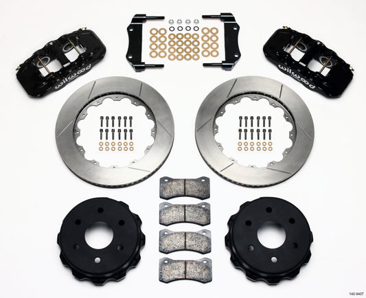 Wilwood AERO4 Rear Truck Brake Kit for 1999-2010 GM 1500 SUVs - 14.25 Inch Rotor, OE Caliper