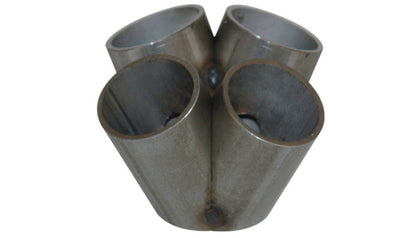 Vibrant 4 Into 1 Stainless Steel Turbo Manifold Merge Collector for T3 T4 - 3-inch Height, 1.875-inch Pipe OD