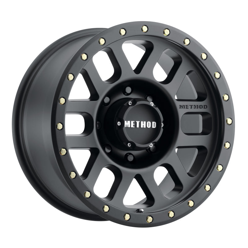 Method MR309 Grid 18x9 Black Wheel with 8x180 Bolt Pattern and 0mm Offset