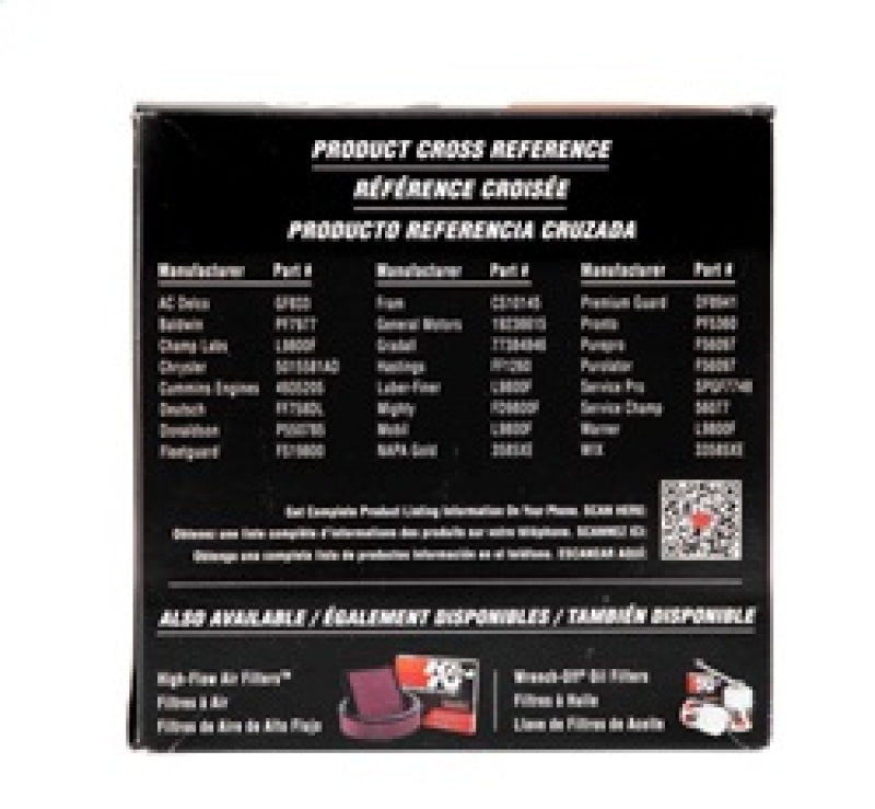 K&N Engineering PF-4200 Performance Cartridge Fuel Filter for Dodge Ram 2500 and 3500 (2006-2007)