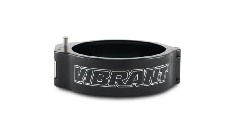 Vibrant 3-inch O.D. Aluminum HD Clamp with Pinless Safety Lock – Anodized Black, Part #32536
