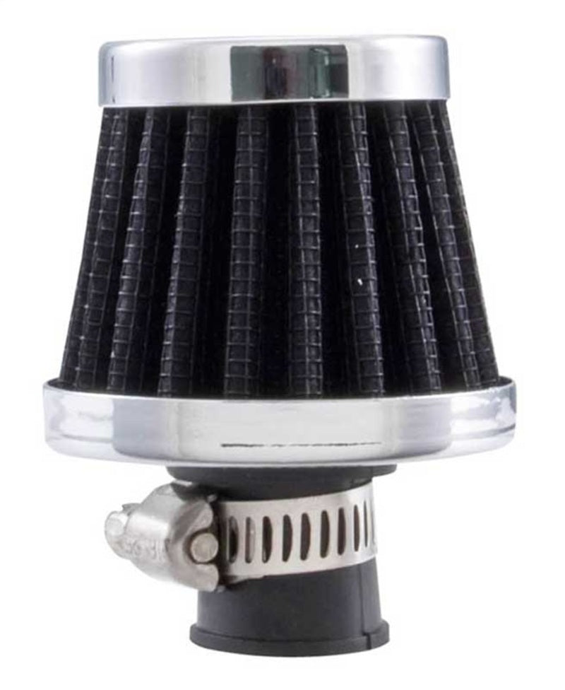 Spectre Breather Filter with 10mm Flange – 2-inch OD, 1-3/4 Inch Height, Black