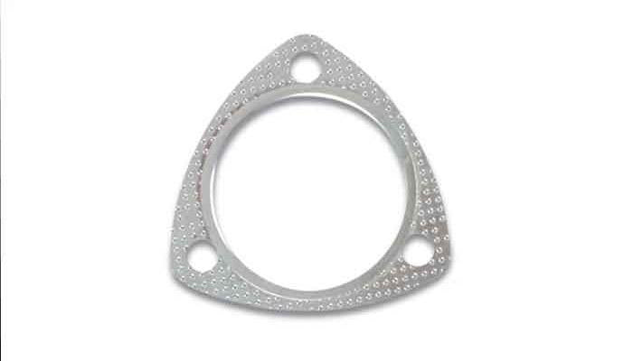 Vibrant 3-Bolt High Temperature Exhaust Gasket (3.5 inch I.D.) – Multi-Layer Graphite for Leak-Free Sealing
