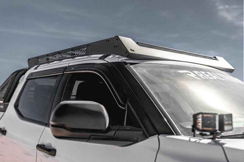 Go Rhino 22-23 Toyota Tundra CrewMax Ceros Low Profile Roof Rack - Tex. Blk