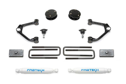 Fabtech K1126 Budget Lift System with Performance Shocks for 2019-2020 Chevrolet Silverado 1500 and GMC Sierra 1500