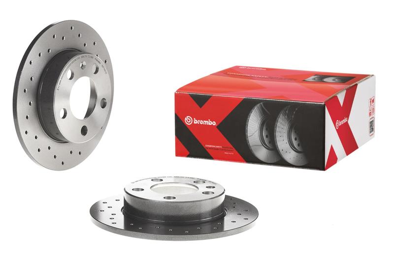 Brembo OE UV Coated Rear Rotor for 2011-2013 Volkswagen Jetta & Passat – Part #08.B413.1X