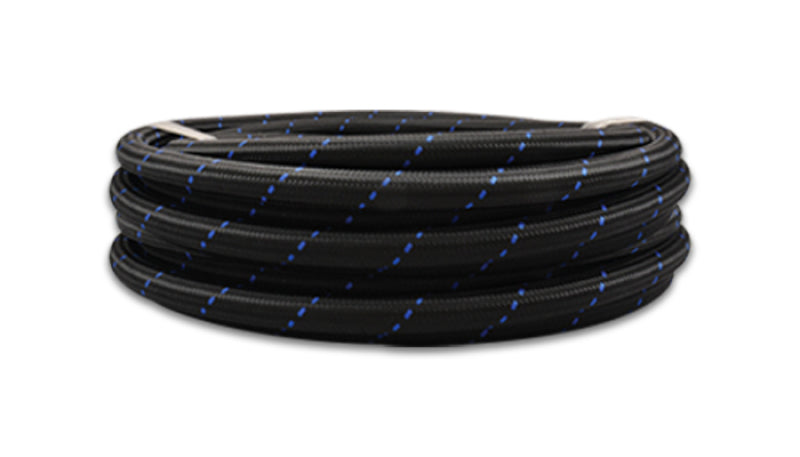 Vibrant -4 AN Nylon Braided Flex Hose (5 ft) with Reinforced CPE Inner Liner