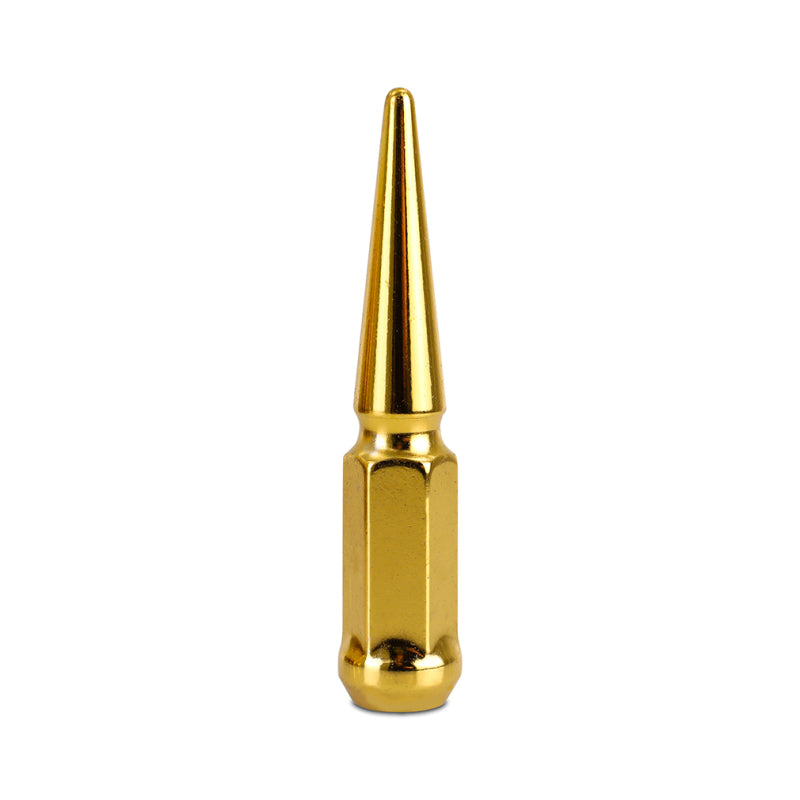 Mishimoto Steel Spiked Lug Nuts M12x1.5 20pc Set - Gold for BMW Z3