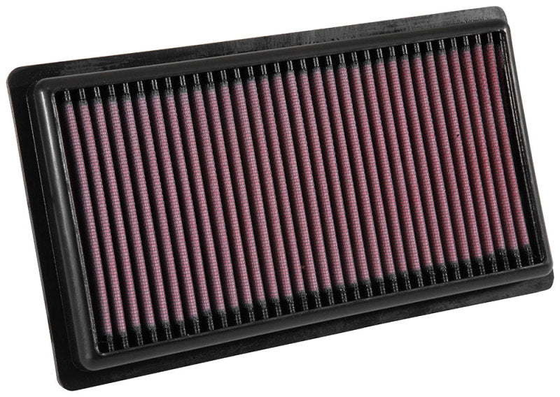 K&N Engineering 33-3080 High-Flow Drop-In Air Filter for Toyota Models