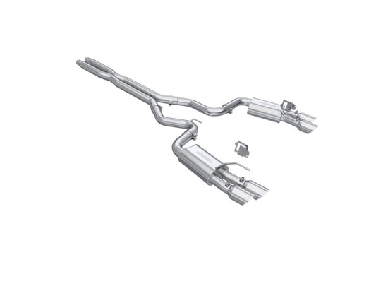 MBRP Armor Lite Series 3-Inch Street Profile Catback Exhaust System for 2024-2025 Ford Mustang with 4-Inch Tips
