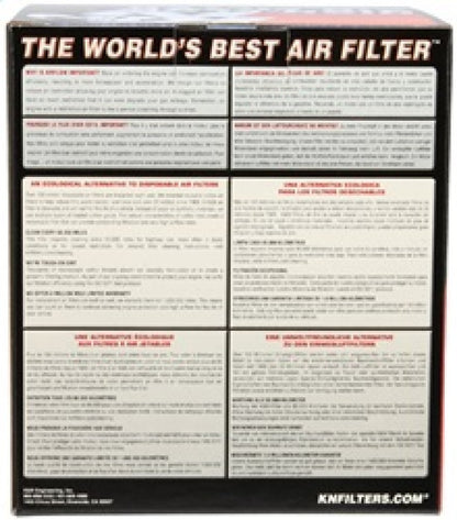 K&N Engineering RU-4960XD Universal Clamp-On Round Tapered Air Filter for Ford Focus and Chevrolet Sonic