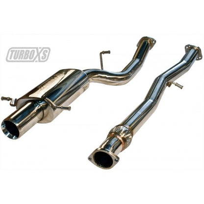 Turbo XS 02-07 Subaru WRX/STI Catback Exhaust System with Polished Tips