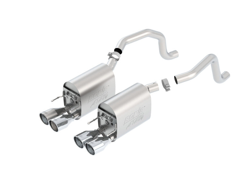 Borla ATAK Axle-Back Exhaust System for 2009-2013 Chevrolet Corvette C6 6.2L V8