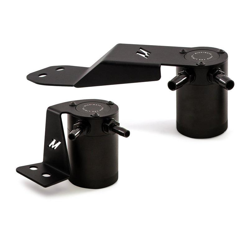 Mishimoto 2013-2019 Cadillac ATS 2.0T Baffled Oil Catch Can Kit - Black