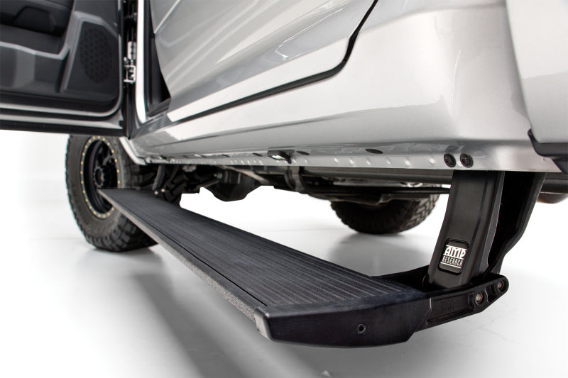 AMP Research PowerStep Xtreme Electric Running Board for 2022-2023 Chevrolet Silverado 1500 and GMC Sierra 1500, 2024 2500/3500HD Crew Cab and Double Cab
