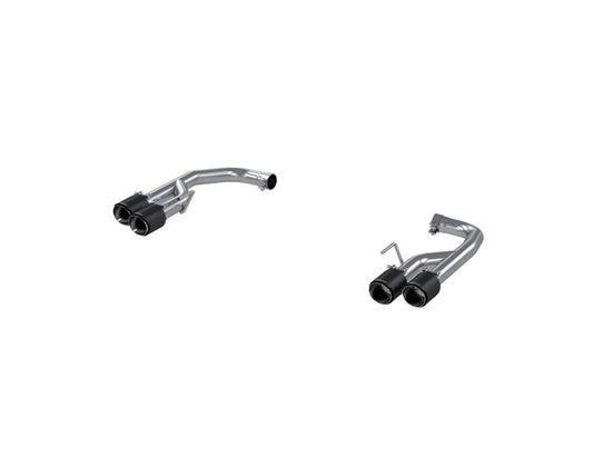 MBRP Armor Pro Series Axle Back Exhaust System for 2018-2022 Ford Mustang GT 5.0L with Quad Carbon Fiber Tips