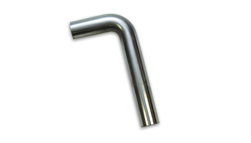 Vibrant 2.125 Inch OD T304 Stainless Steel 90-Degree Mandrel Bend - 4 Inch x 12 Inch Legs