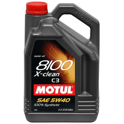 Motul 1L Synthetic Engine Oil 8100 5W40 X-Clean C3 – High-Performance Motor Oil for Turbocharged Gasoline and Diesel Engines