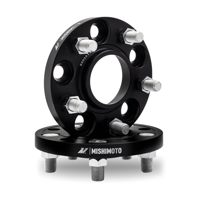 Mishimoto 15mm Wheel Spacers for Tesla 3 & Y | 5x114.3 Bolt Pattern, M14x1.5 Studs, 64.1mm Center Bore