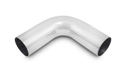 Vibrant 3.25-inch O.D. Aluminum Tubing with 90-Degree Bend, 3.25-inch Centerline Radius, 5-inch Leg Length