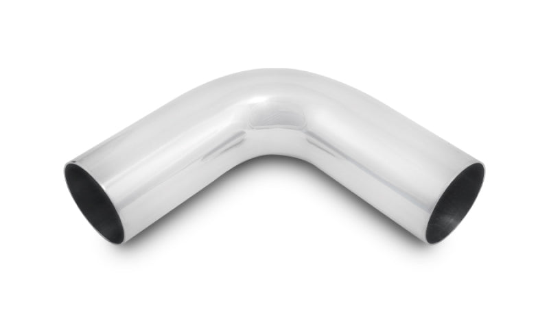 Vibrant 4.5 inch OD T6061 Aluminum Mandrel Bend, 90 Degree, Polished Finish