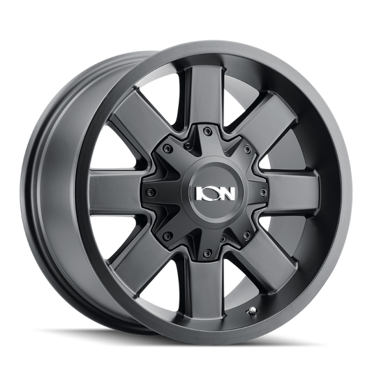 ION Wheels 141 Series Satin Black 20x9 Dual Bolt Pattern Wheel with 18mm Offset