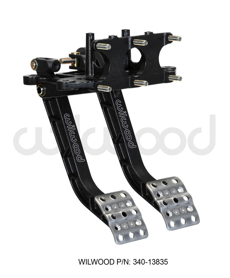 Wilwood Adjustable Dual Pedal Assembly for Brake and Clutch with Swing Mount - Part #340-13835
