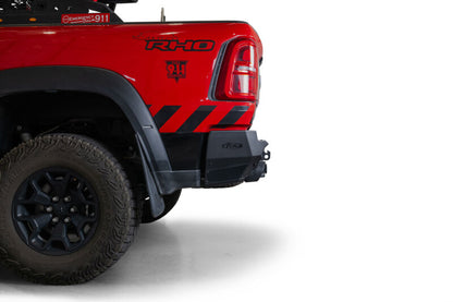 Addictive Desert Designs 2025 Ram RHO Stealth Fighter Rear Bumper with Cube Light Mounts and D-Ring Clevises