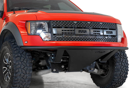 Addictive Desert Designs F01806NA0103 Pro V2 Front Bumper for Ford Raptor (2010-2014) – Frame Cut, Hammer Black with Satin Black Panels