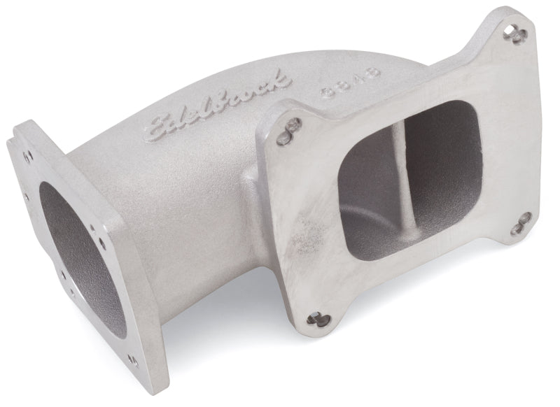 Edelbrock Low Profile Intake Elbow 90mm Throttle Body to Square-Bore Flange Part Number 3848