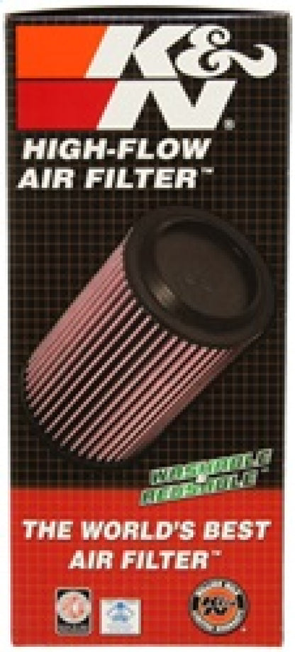 K&N Engineering Universal Rubber Air Filter – 4 Inch Flange, 6 Inch Outer Diameter, 4-5/8 Inch Outer Diameter Top, 12 Inch Height