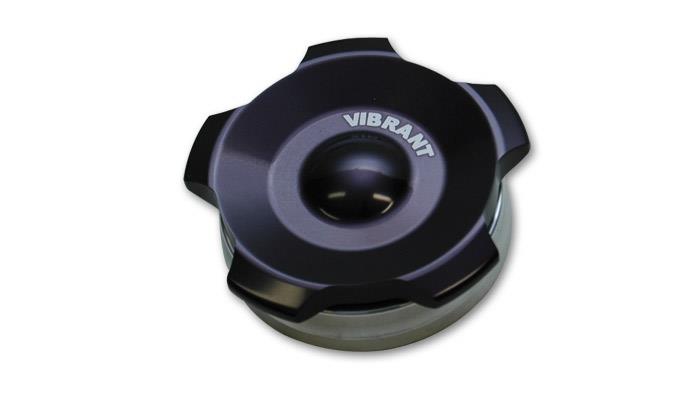 Vibrant 2 Inch OD Aluminum Weld Bung with Anodized Black Threaded Cap – Part Number 11291
