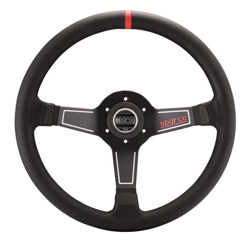 Sparco L575 Monza Leather Steering Wheel for Automotive Performance and Comfort