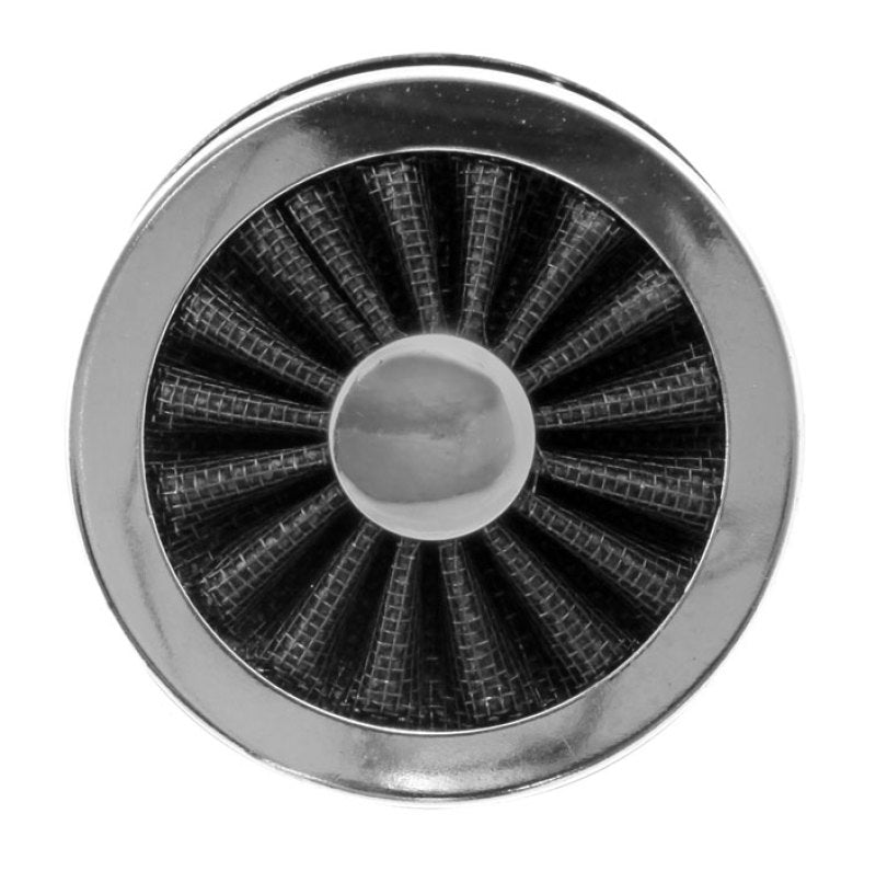 Spectre ExtraFlow Push-In Breather Filter – Black for 1-1/4 Inch Valve Cover Breather Hole