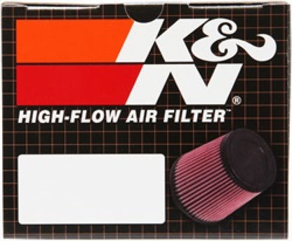 K&N Universal Rubber Air Filter for 1981-1982 Honda ATC250R - Round Straight with Angled Flange Part RU-1780