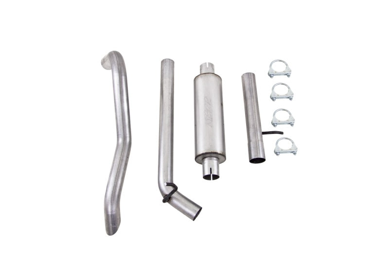 MBRP Armor Lite Series Cat Back Exhaust System for Jeep Wrangler 3.6L V6 – Single Rear Exit, Aggressive Sound, 2.5 Inch Diameter