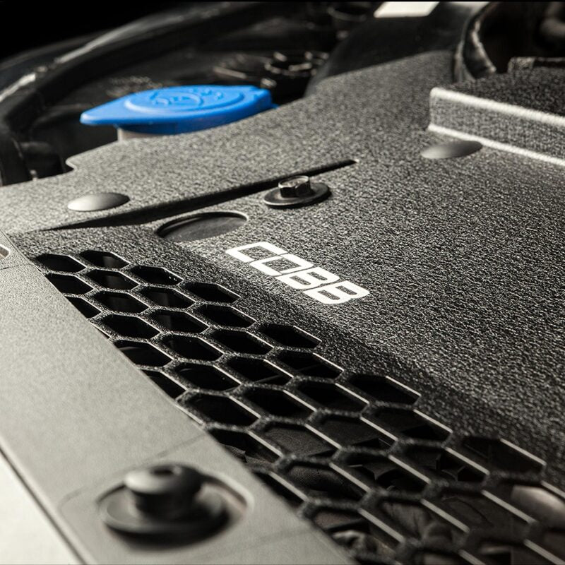 COBB 21-23 Ford F-150 EcoBoost Radiator Shroud - Wrinkle Black