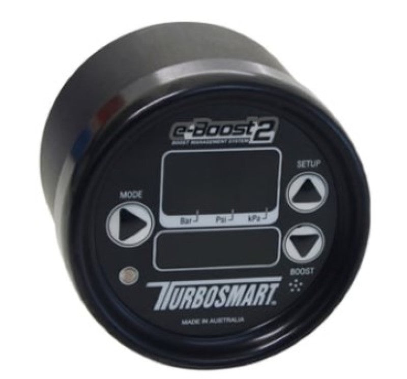 Turbosmart eBoost2 HP 60psi Boost Controller with 60mm Black Gauge and 4-Port Solenoid