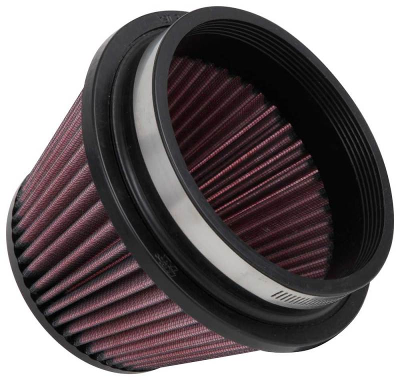 K&N Universal Rubber Air Filter with 5-inch Flange ID – Fits 2014-2016 Buick Verano, Honda Fit, Cadillac ATS