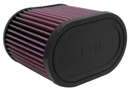 K&N Engineering RU-1500 Universal Oval Clamp-On Air Filter – 2-3/4 Inch Flange, 6-1/4 Inch Length, 4 Inch Width, 5 Inch Height