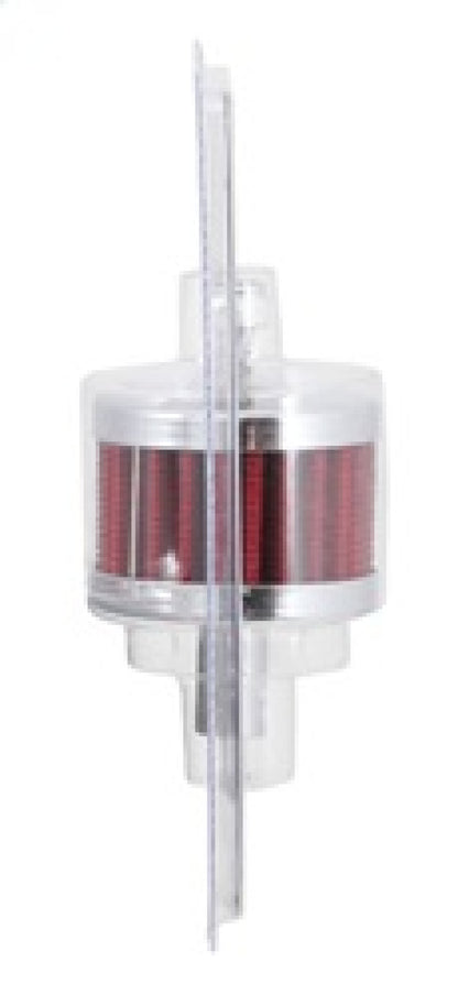 K&N Engineering Steel Base Crankcase Vent Filter 0.5 inch Vent OD, 2 inch OD, 1.5 inch Height