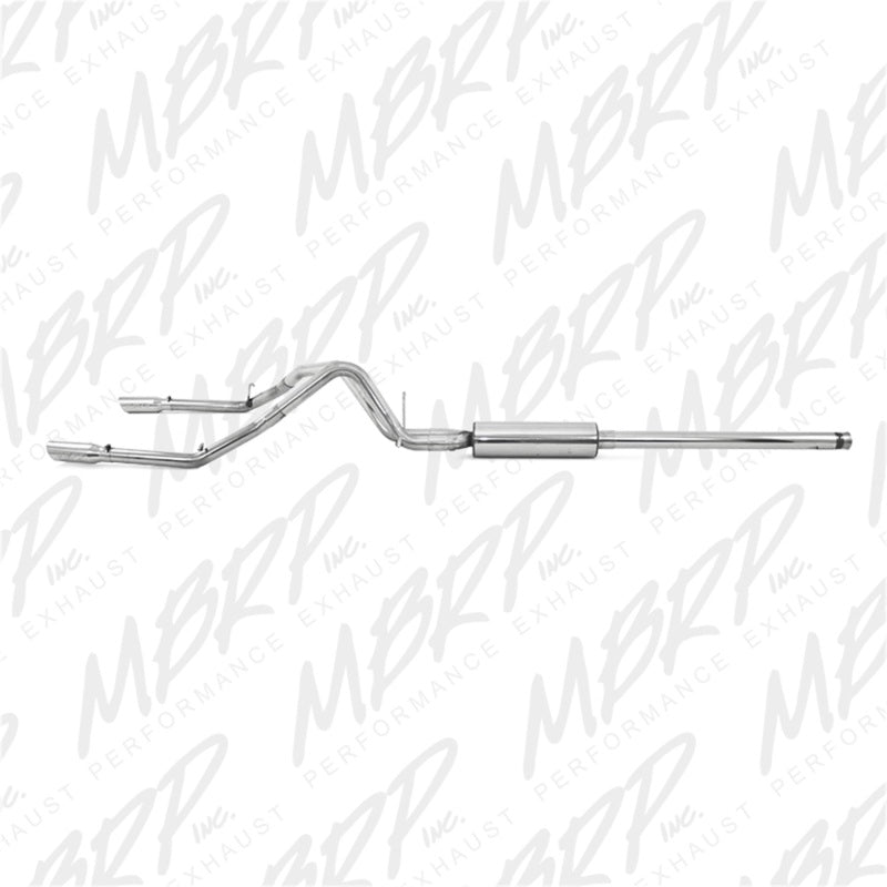 MBRP Armor Plus Series 14 Chevrolet Silverado & GMC Sierra Dual Split Rear Cat Back Exhaust System with 3.5-inch Tips